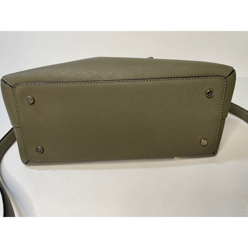 Kate Spade Cameron Street‎ Lottie Satchel Bag in Olive Green Excellent - Picture 3 of 12